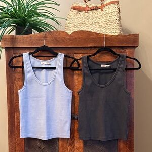 Women's Faherty Tank Tops - Blue and Black